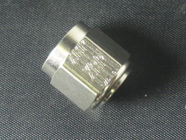 (image for) -16 Flare Cap - Aluminum - Super Nickel Plated - Click Image to Close